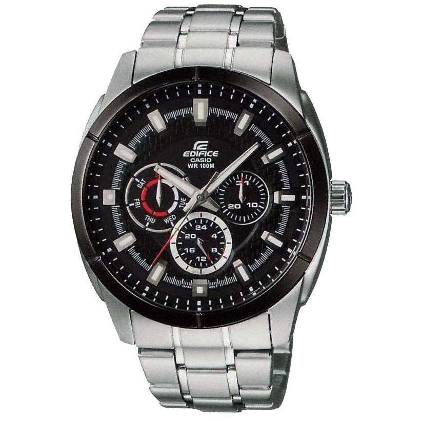 Casio Men`s Edifice Watch Black Dial Watch EF327D-1A1