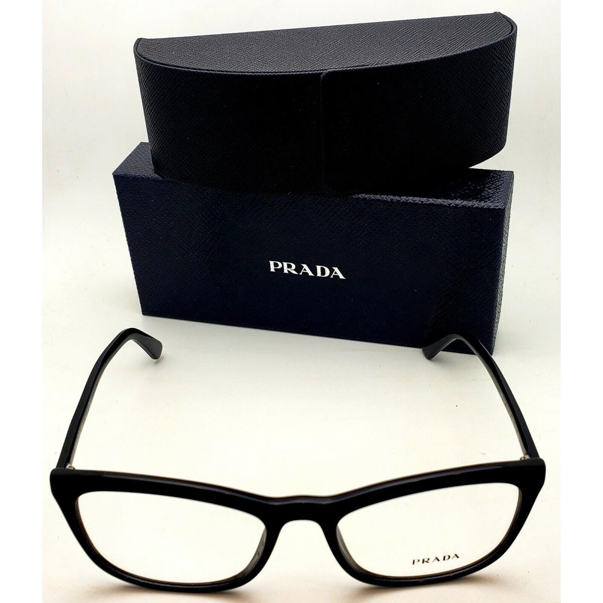 Rx Able Prada Eyeglasses Vpr 10v 1ab 1o1 54 18 Classic Black Cat Eye Frames Prada Eyeglasses 2357