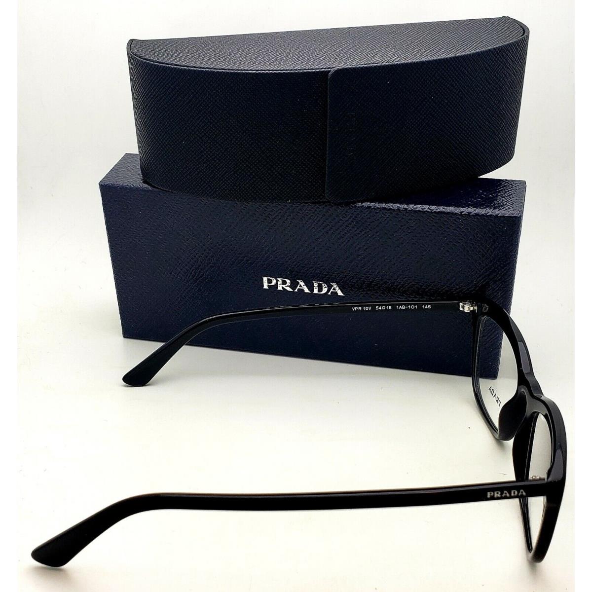 Rx Able Prada Eyeglasses Vpr 10v 1ab 1o1 54 18 Classic Black Cat Eye Frames 679420431741