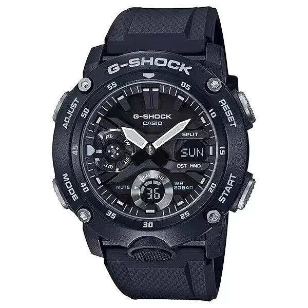 Casio G-shock GA-2000 Series Analog-digital Black Resin Watch GA2000S-1A