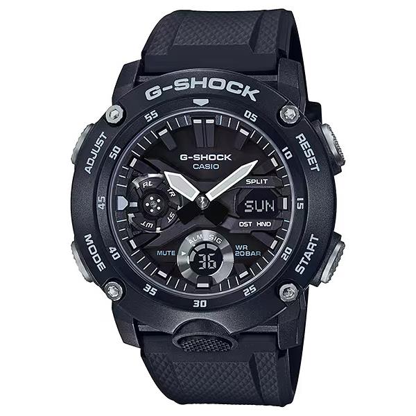 Casio G-shock GA-2000S-1A Carbon Core Guard Structure Black Watch