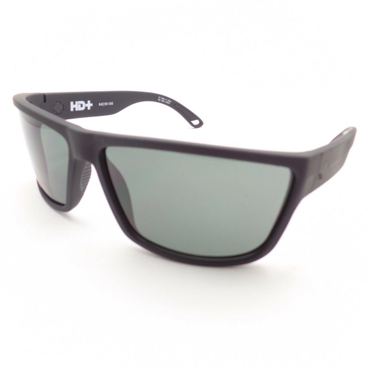 Spy Optics Rocky Matte Black Hd+ Grey Green Sunglasses