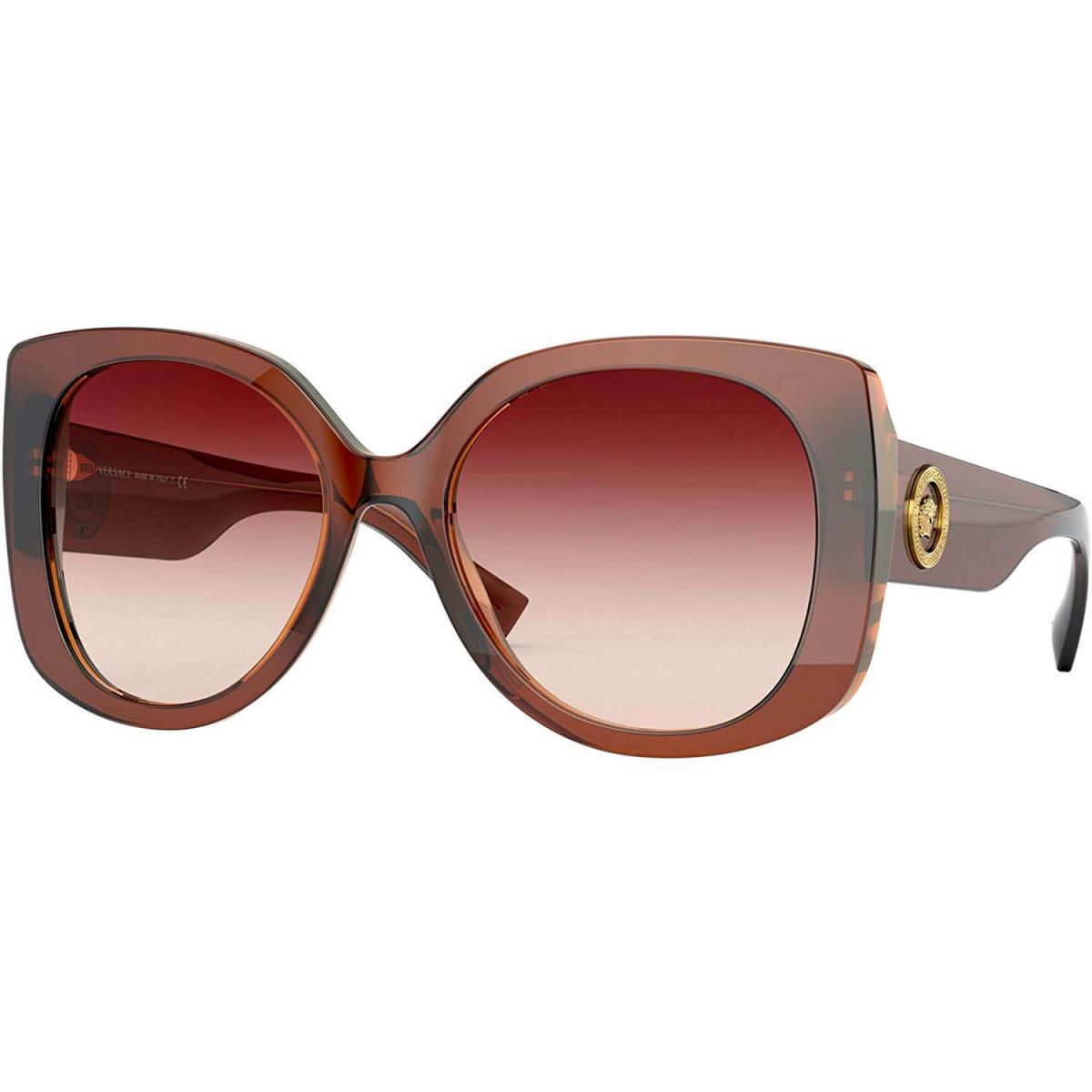 Versace Sunglasses VE4387 53240P 56mm Trans Brown / Gradient Orange Brown Lens