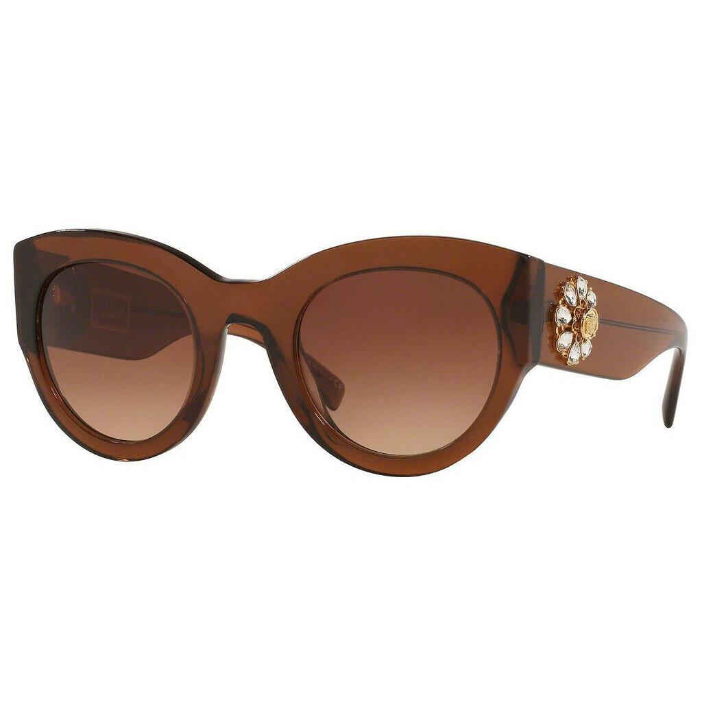 Versace Sunglasses VE4353BM 531574 51mm Transparent Brown / Brown Gradient Lens