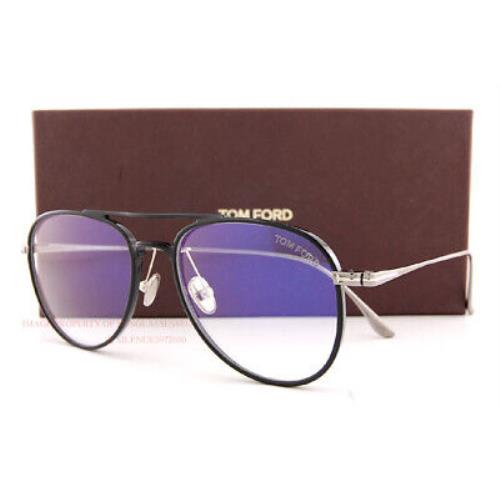 Tom Ford Eyeglass Frames FT 5666-B/V 001 Black For Men