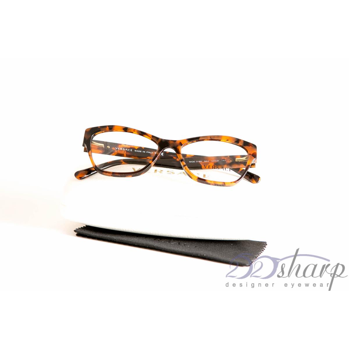 Versace Eyeglasses-versace 3180 944 140 Havana