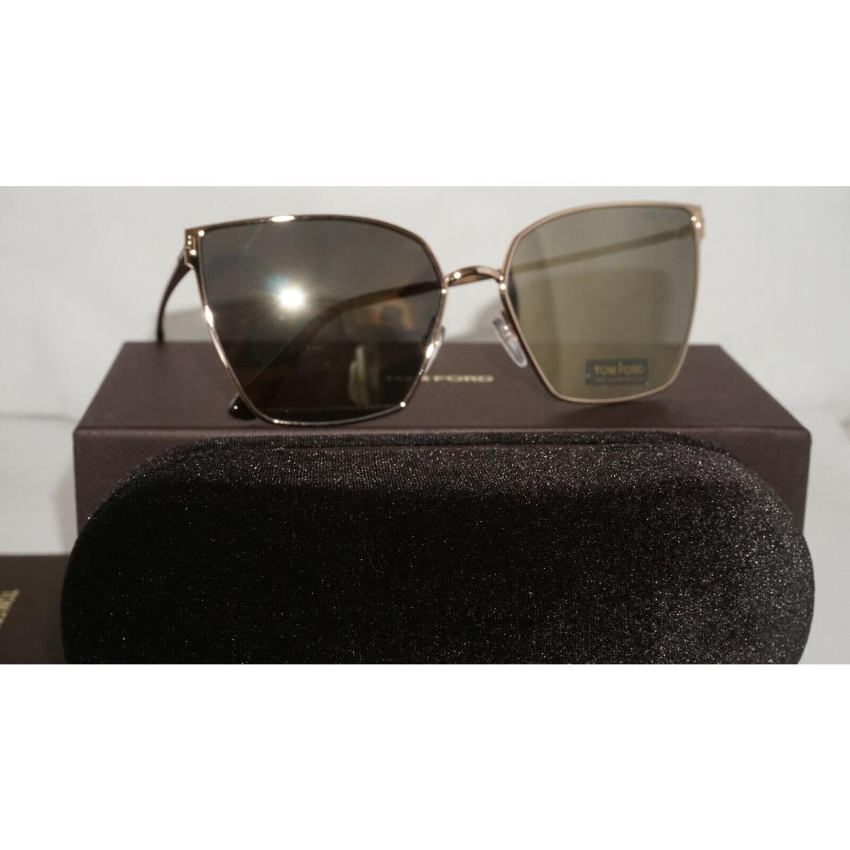 Tom Ford Sunglasses Cateye Helena Rose Gold FT0653/S 28C 59 15 140