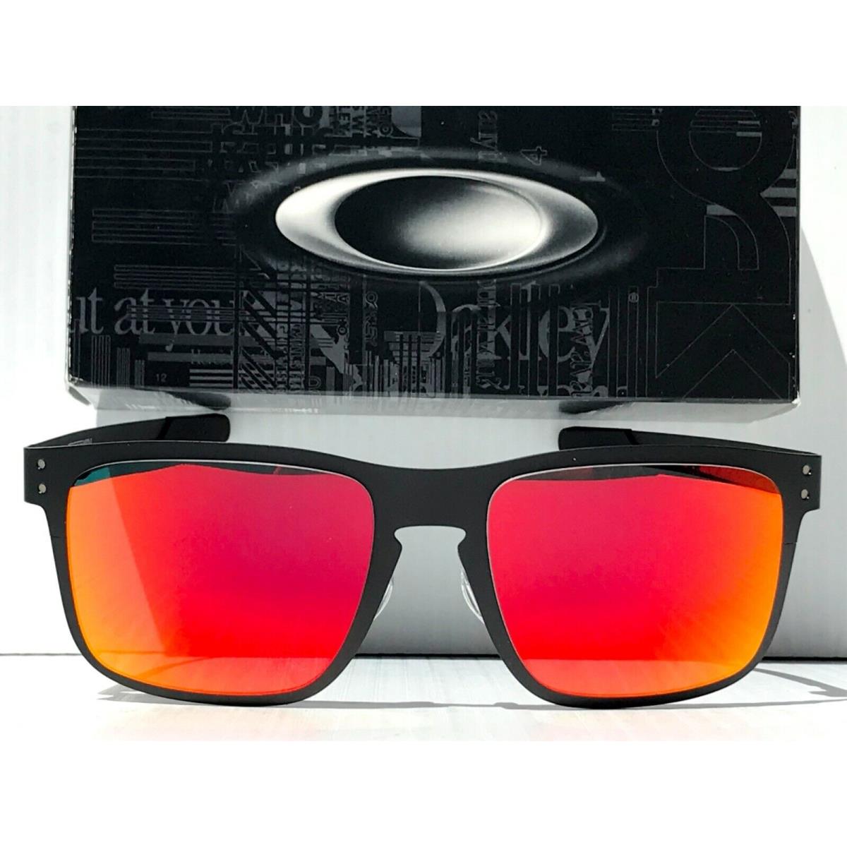 Oakley Holbrook Metal Matte Black Polarized Galaxy Ruby Sunglass 4123 - Oakley  sunglasses - 700285122243 | Fash Brands