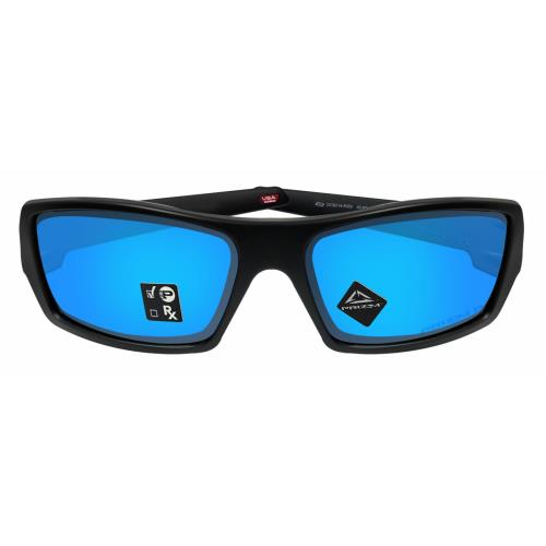 Oakley Gascan Matte Black Prizm Polarized Sunglasses OO9014-50 60 - Frame: Black, Lens: Blue