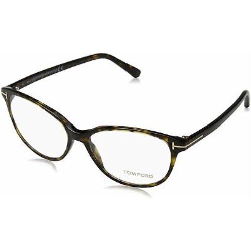 Tom Ford FT5421 052 Dark Havana 55-14-140mm Womens Eyeglasses with T