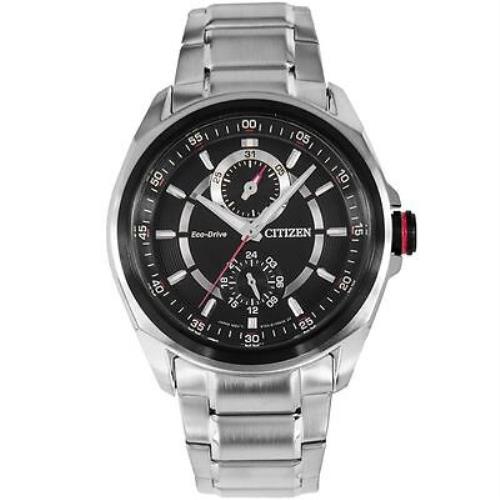 Citizen BU3004-89E Eco-drive Power Reserve Stainless Steel Men`s Watch