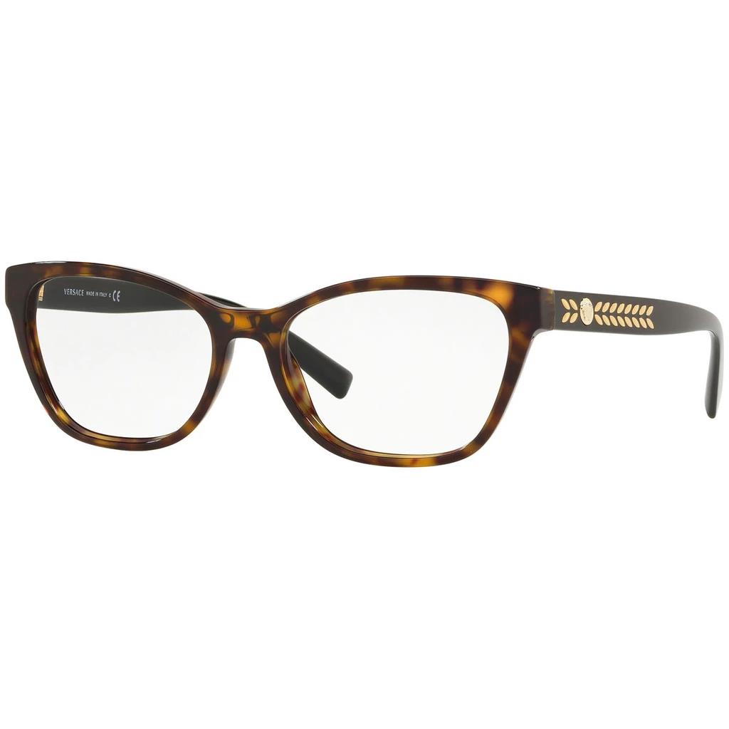 Versace Eyeglasses VE3265 108 Havana Frames 52mm Rx-able ST