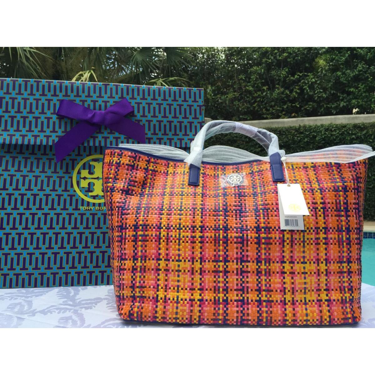 tory burch rainbow tote