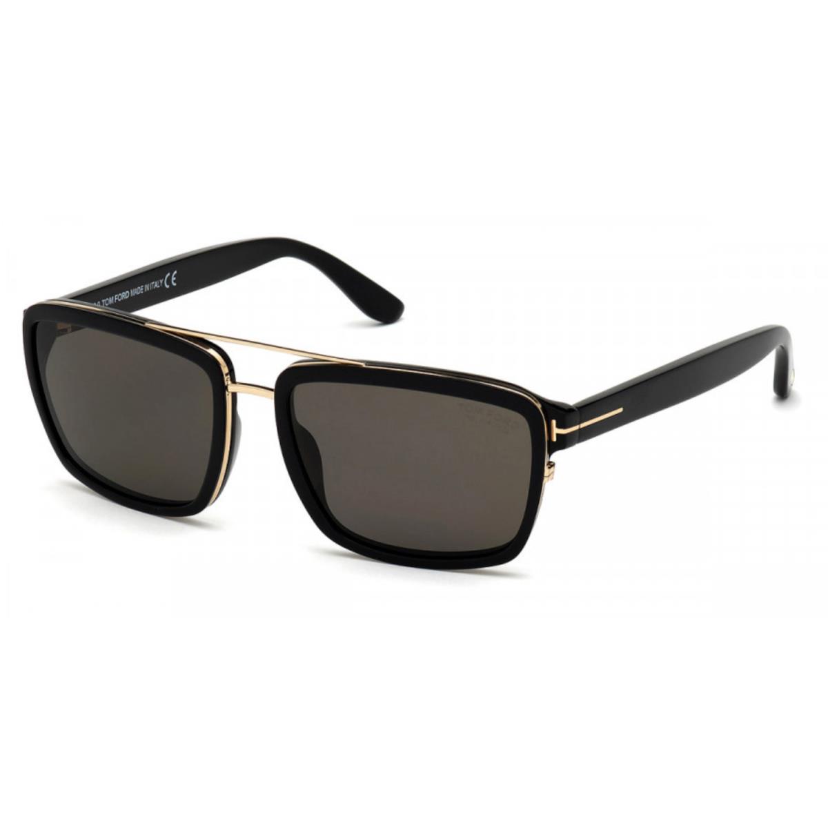 Tom Ford Sven Sunglasses FT0780-01D Black w/ Smoke Lens 58mm