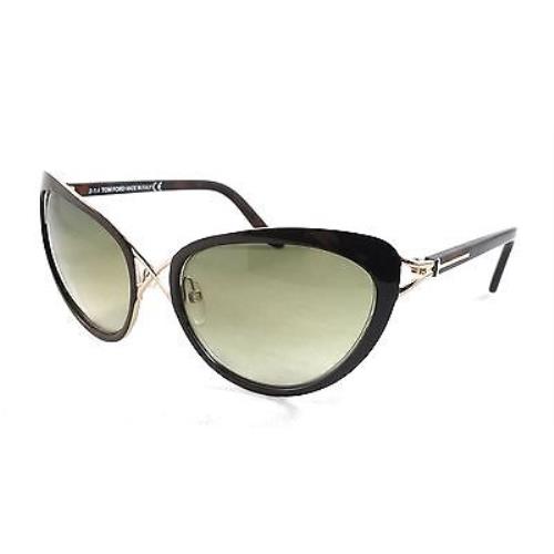 Tom Ford FT0321/S 0321 Daria 28F Tortoise Brown Gold Sunglasses 59-18-130