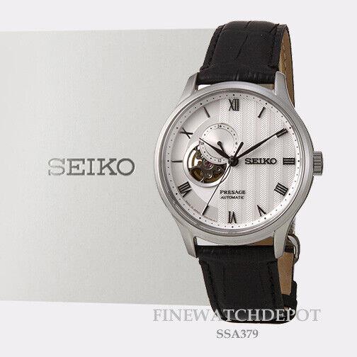 Mens Seiko Presage Automatic with Manual Winding Capacity Watch SSA379