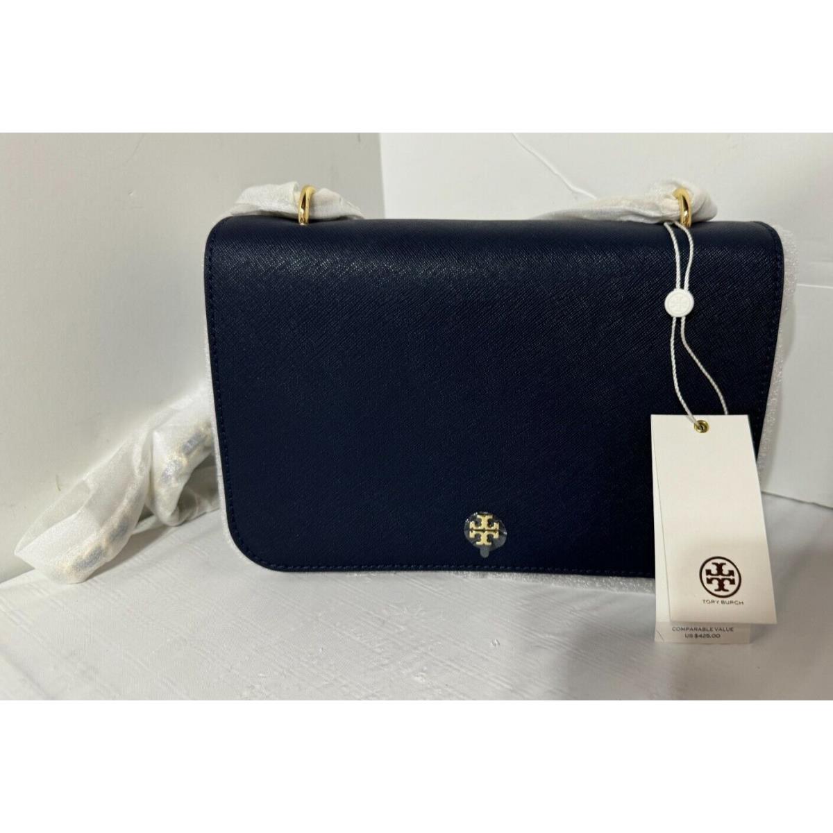 Tory Burch Emerson Small Shoulder Bag - Royal Navy