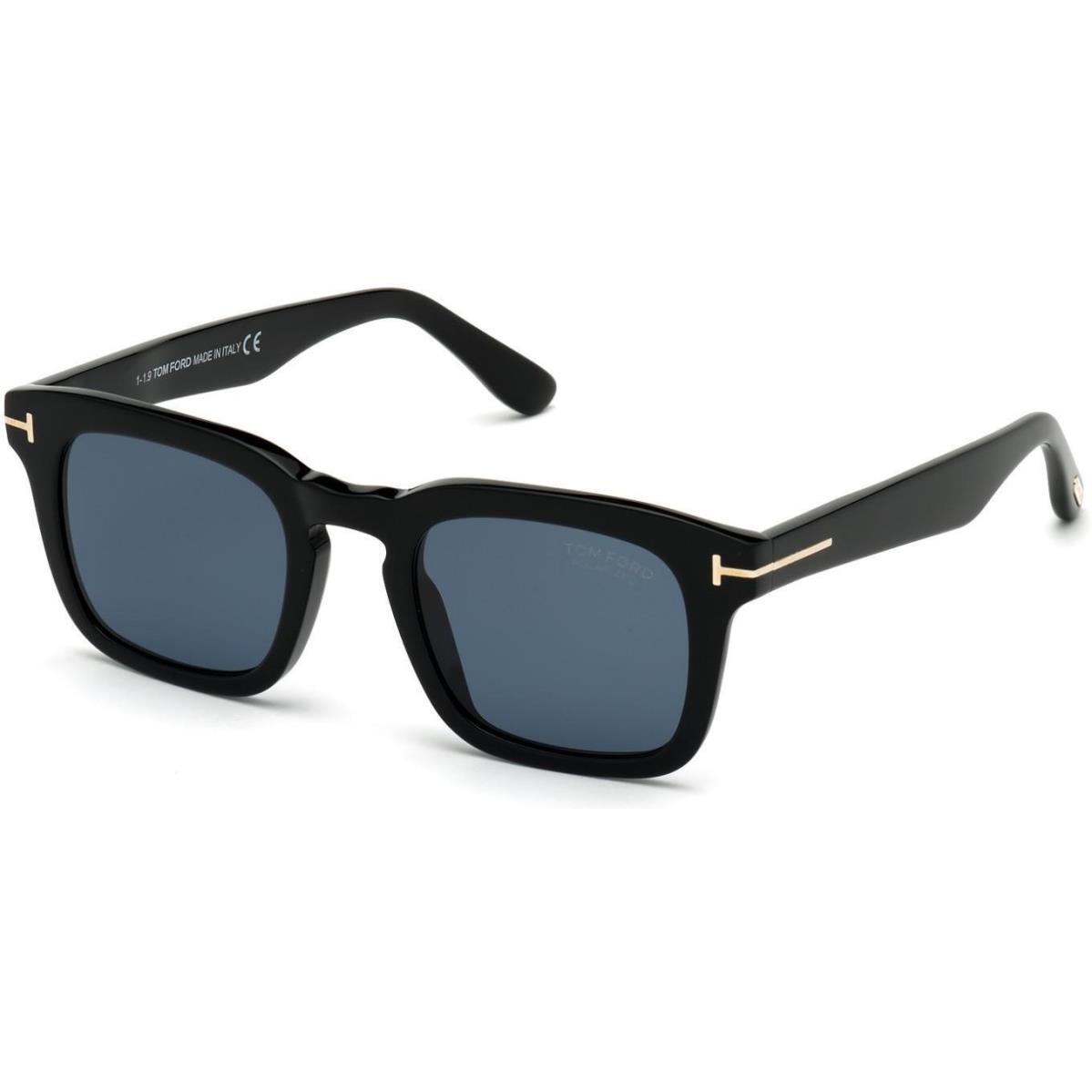 Tom Ford FT 0751 Sunglasses 01V Shiny Black