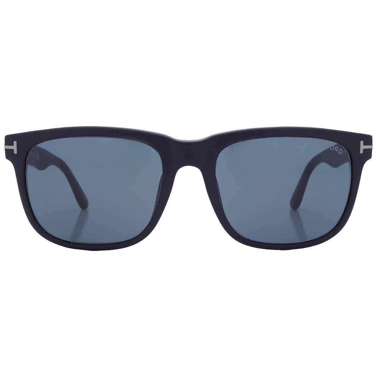 Tom Ford Stephenson Dark Teal Square Men`s Sunglasses FT0775 02N 56