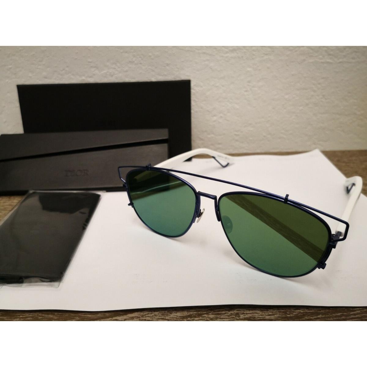 Dior Technologic 0TVC Sunglasses MT Blue White / Green Mirror Lens