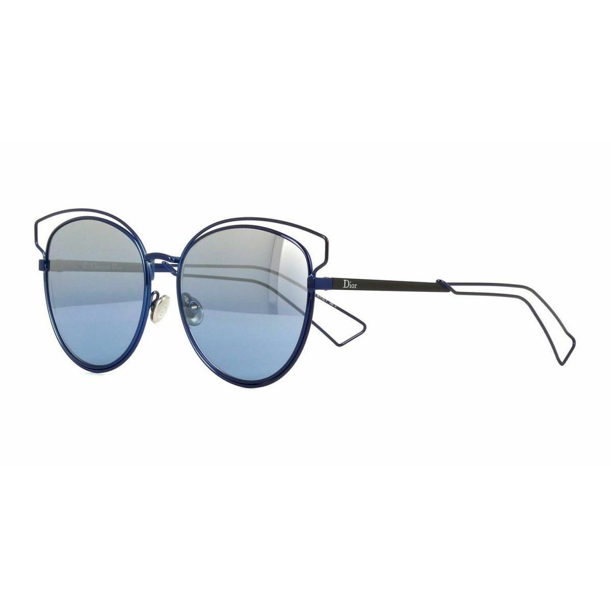 Dior SIDERAL2 0MZP/NK Sunglasses Blue Matte Black / Grey Blue Mirror Lens