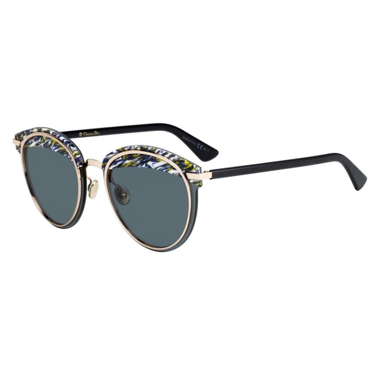 Dior DIOROFFSET1 09N7 Sunglasses Blue Black / Grey Lens