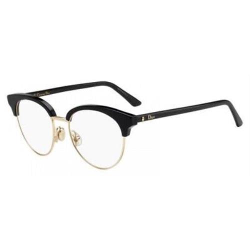 Dior DR Montaigne58 Eyeglasses 0RHL Gold Black