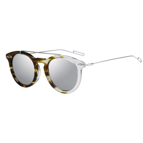 Dior Masterf 0KRZ/DC Sunglasses Havana Crystal / Silver Mirror Lens