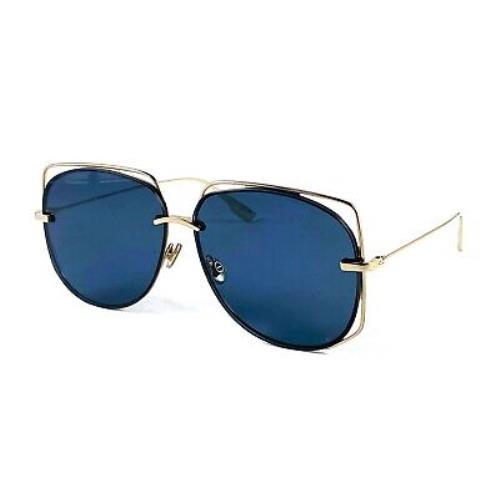 Christian Dior Diorstellaire 6 0J5G A9 Gold / Blue Mirror Gold Sunglasses 61-12