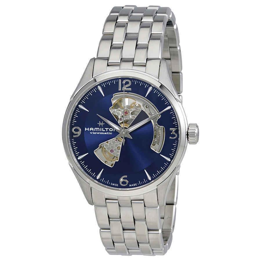 Hamilton Jazzmaster Automatic Open Heart Blue Dial Men`s Watch H32705141