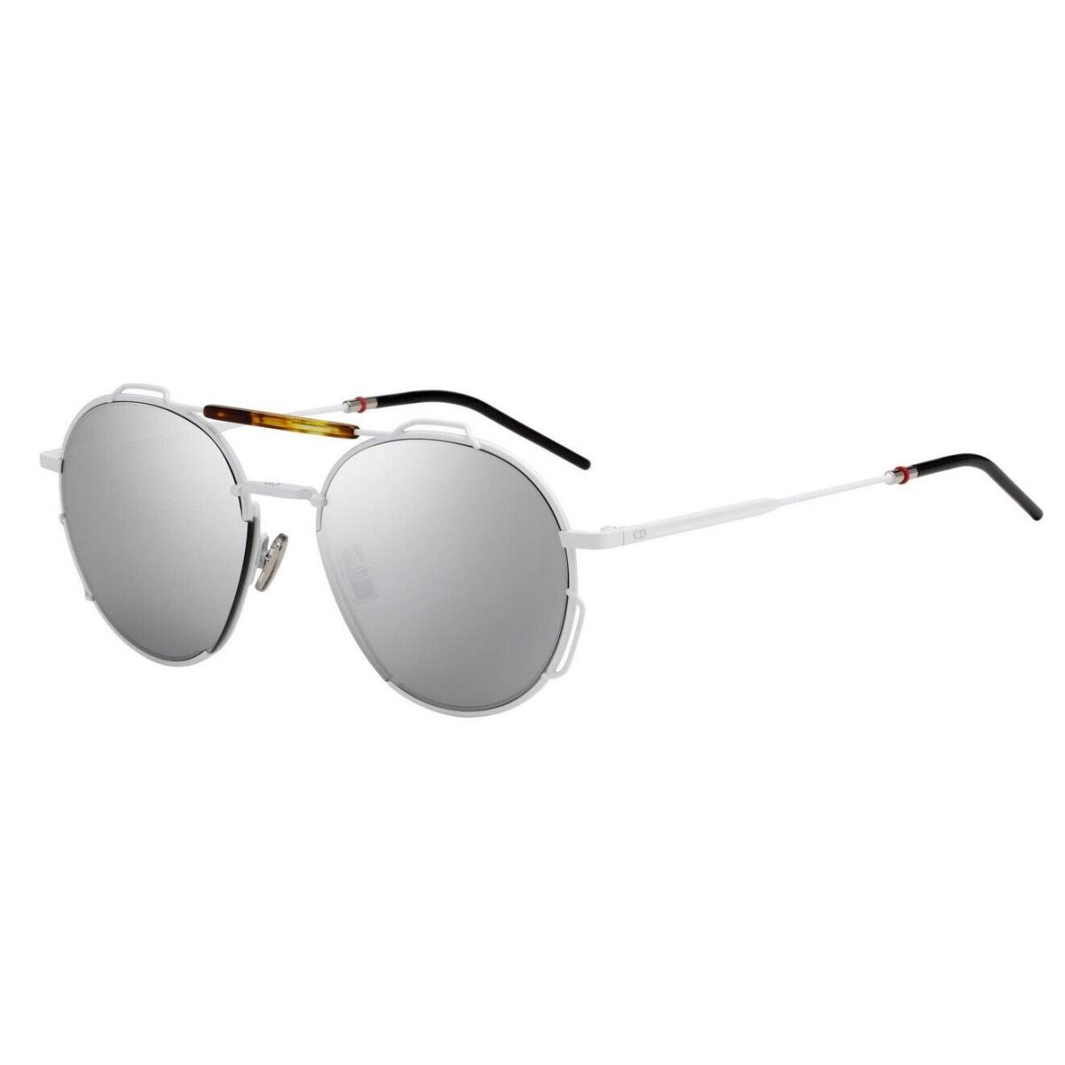 Dior Homme 0234S 0AHF-0T Sunglasses White Havana Oval / Grey Mirrored