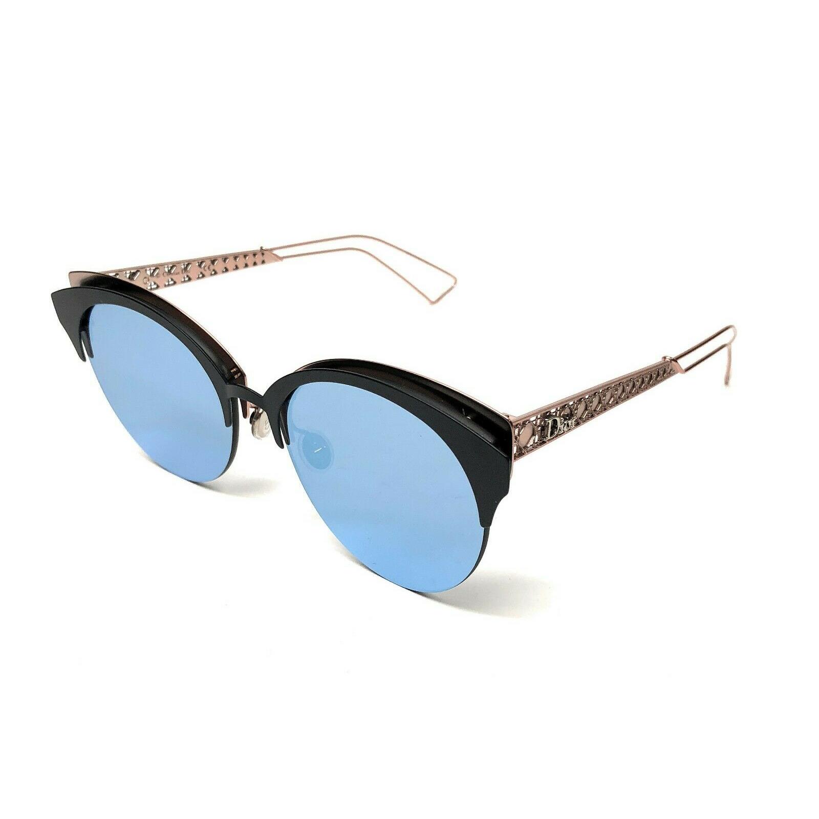 Dior Amaclub FBXA4 Blue Mirrored Women`s Sunglasses 55 mm