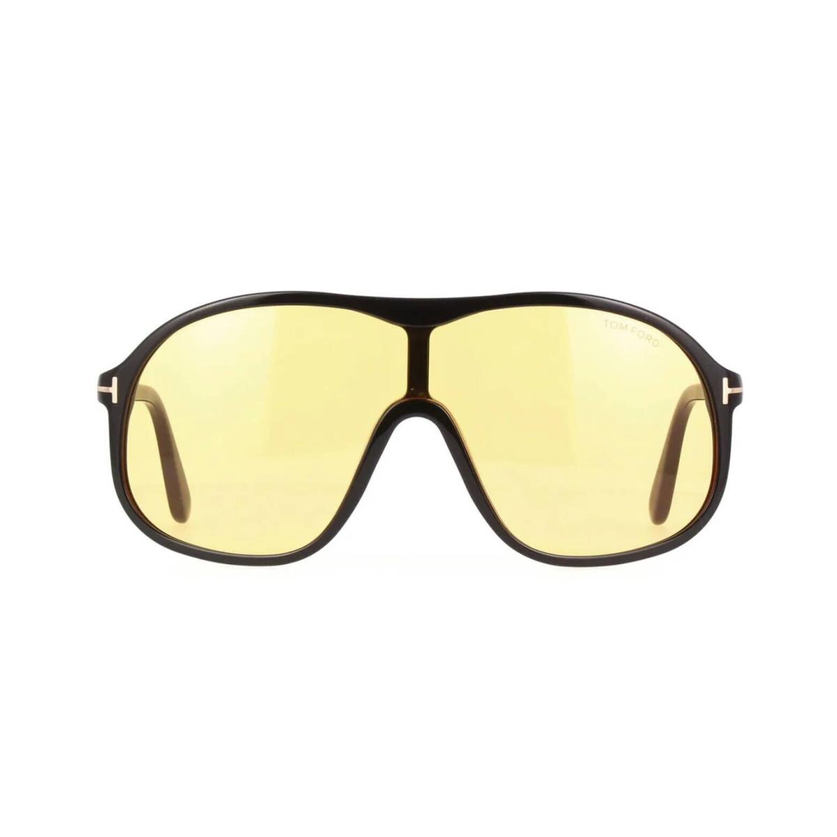 Tom Ford Drew FT 0964 Shiny Black/yellow 01E Sunglasses