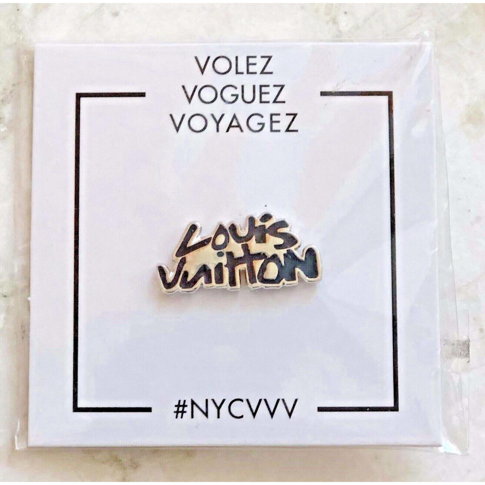 Louis Vuitton Pin Graffiti Stephen Sprouse Pintail Volez Voguez Voyagez Logo