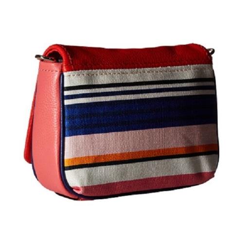 Kate Spade Cobble Hill Fabric Abela Abela Multi Stripe Crossbody Shoulder Bag - Exterior: