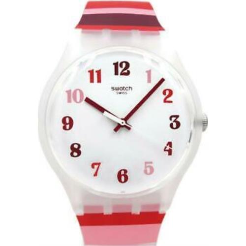 Swatch Swiss Originalstramonto Occaso Multicolor Silicone Watch 41mm SUOK138
