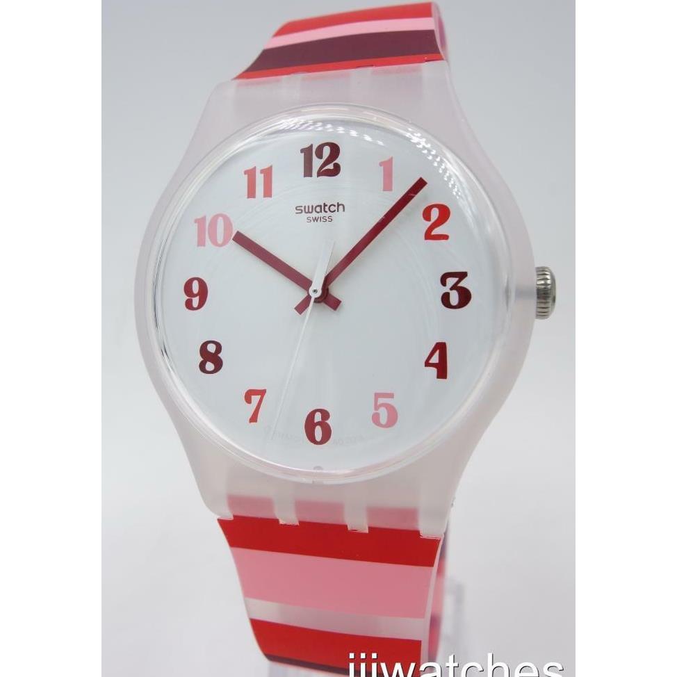 Swatch Swiss Originalstramonto Occaso Multicolor Silicone Watch 41mm SUOK138