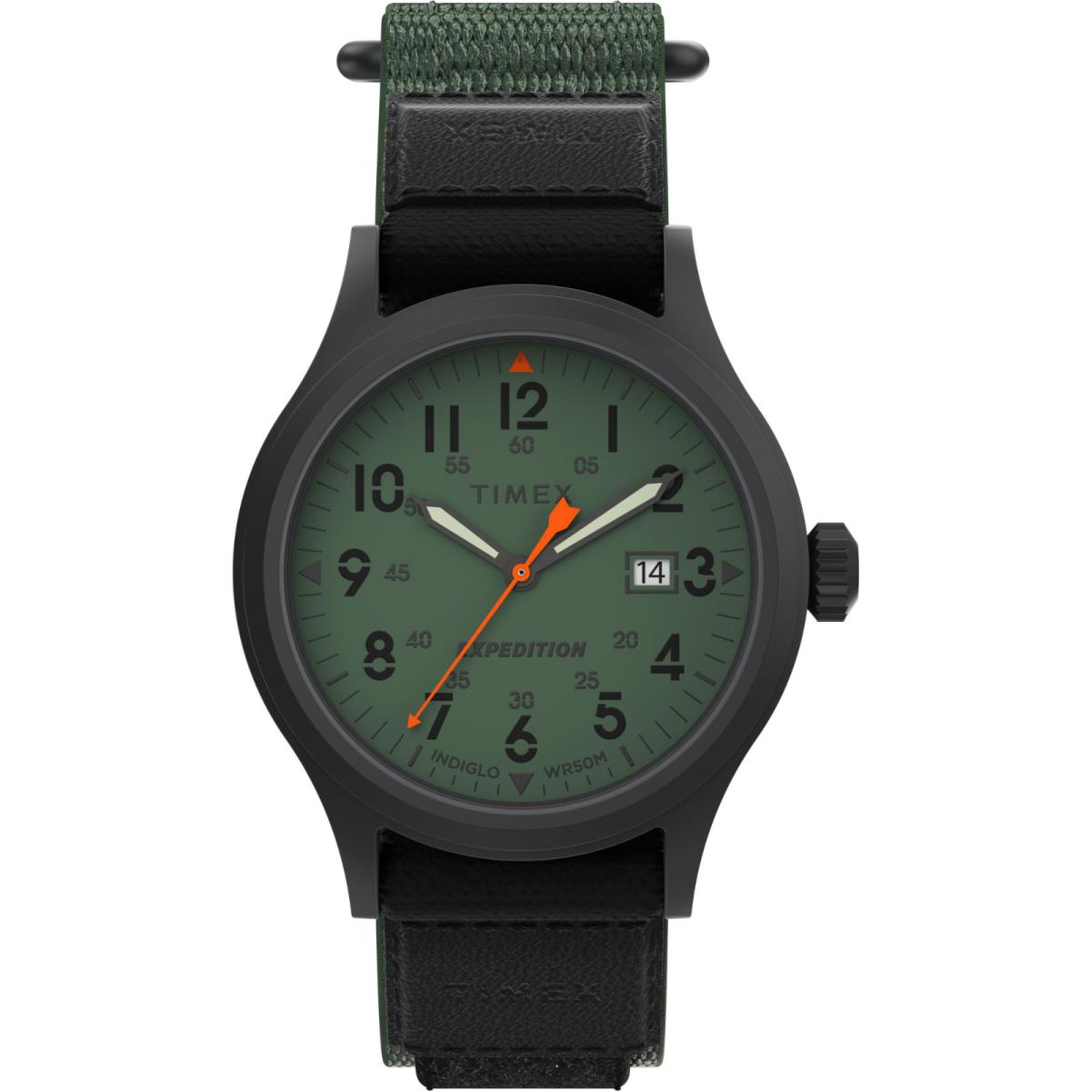 Timex TW4B29800 Men`s Expedition Nylon Wrapstrap Indiglo Watch Scout Date