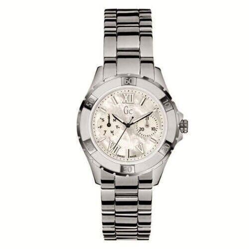 GC Guess Collection Sport Class Xl-s Glam Mop Face Stainless Watch Ladies - Dial: Mother of Pearl, Band: Silver