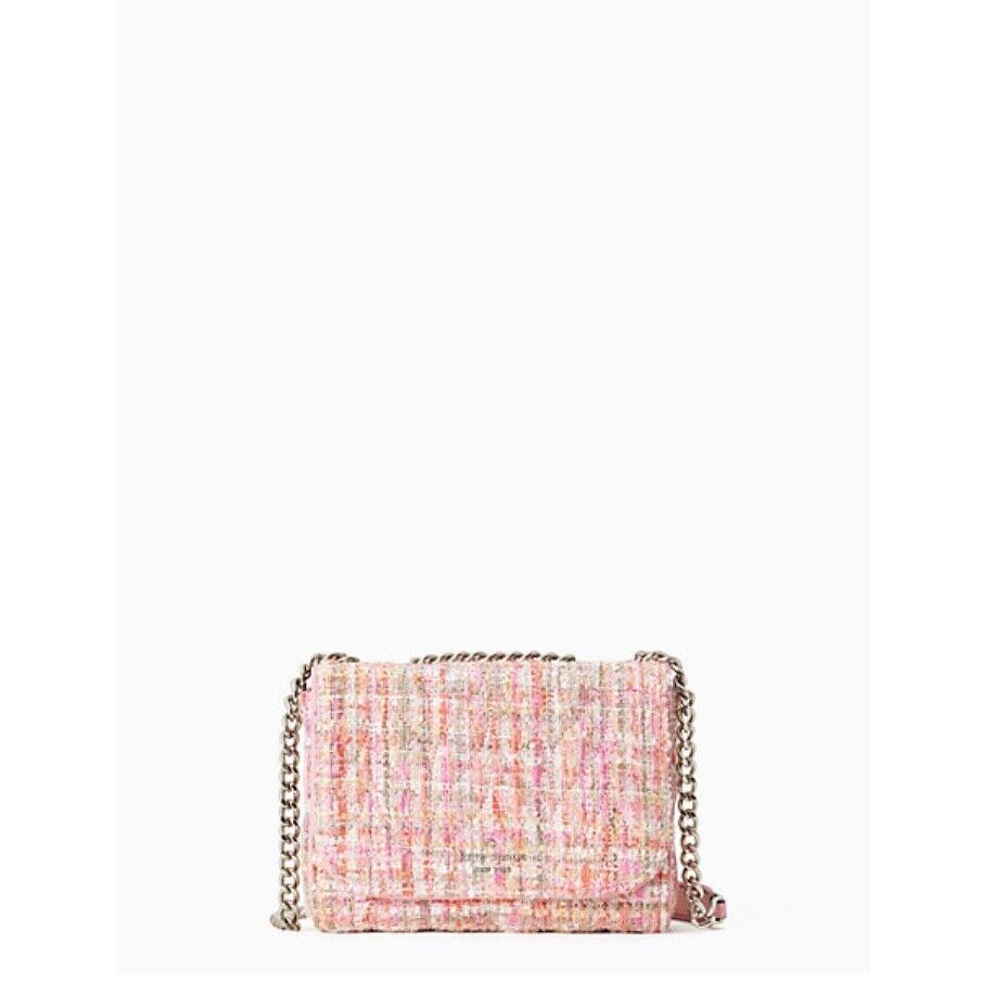 kate spade pink tweed bag