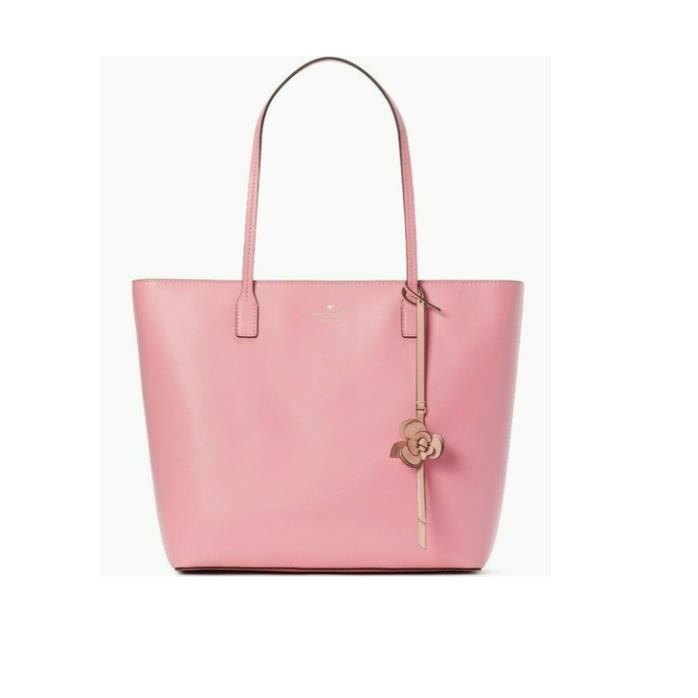 Kate Spade Karla Flower Dangle Felicity Street Tote Bag Handbag WKRU5716 Pink