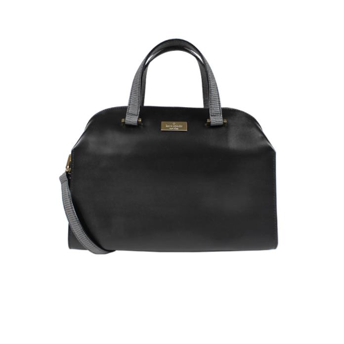 Kate Spade NY Mini Mira Leather Satchel Crossbody Bag Shoulder Bag WKRU2702 - Black