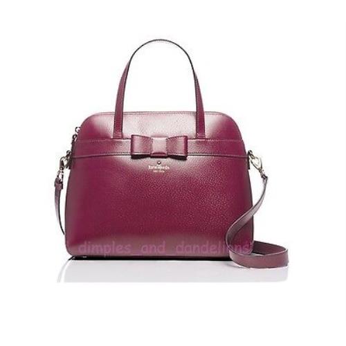 Kate Spade Kirk Park Medium Maise Handbag Red Plum - Kate Spade bag -  058150476015 | Fash Brands