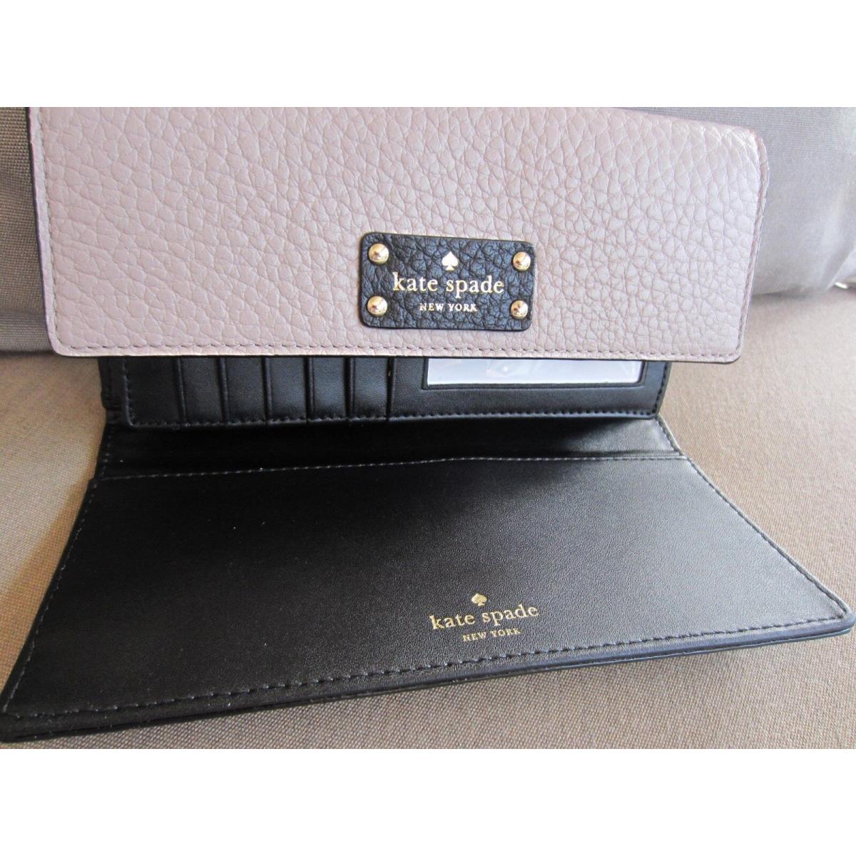 Kate Spade Bay Street Sandra Wallet WLRU2641 Almndne / Black Leather - Kate  Spade wallet - 098687138925 | Fash Brands