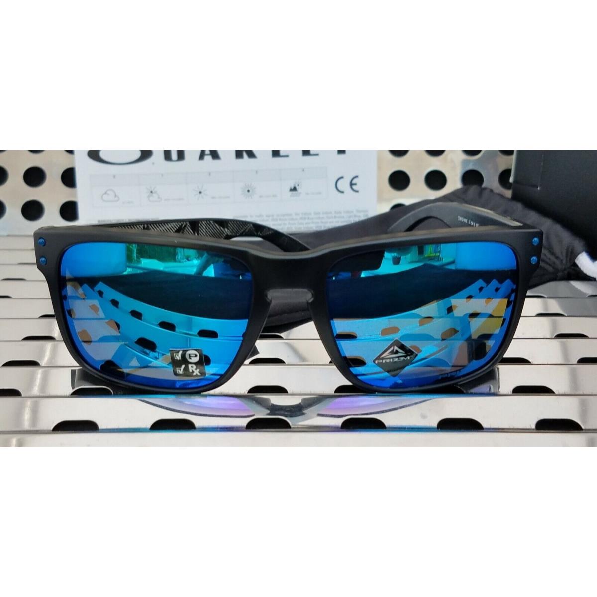 Oakley Holbrook Sunglasses 9102-h055 Blk Prizmatic/prizm Sapphire Polarized  - Oakley sunglasses - 700285715421 | Fash Brands