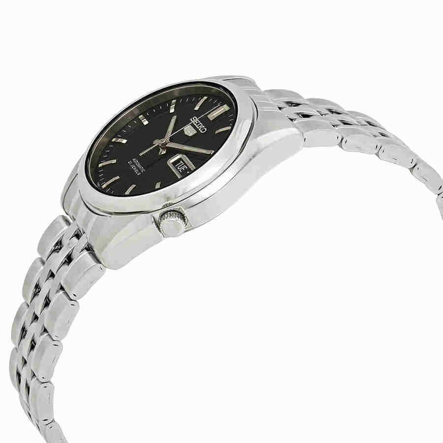 Seiko Series 5 Automatic Black Dial Men`s Watch SNK361