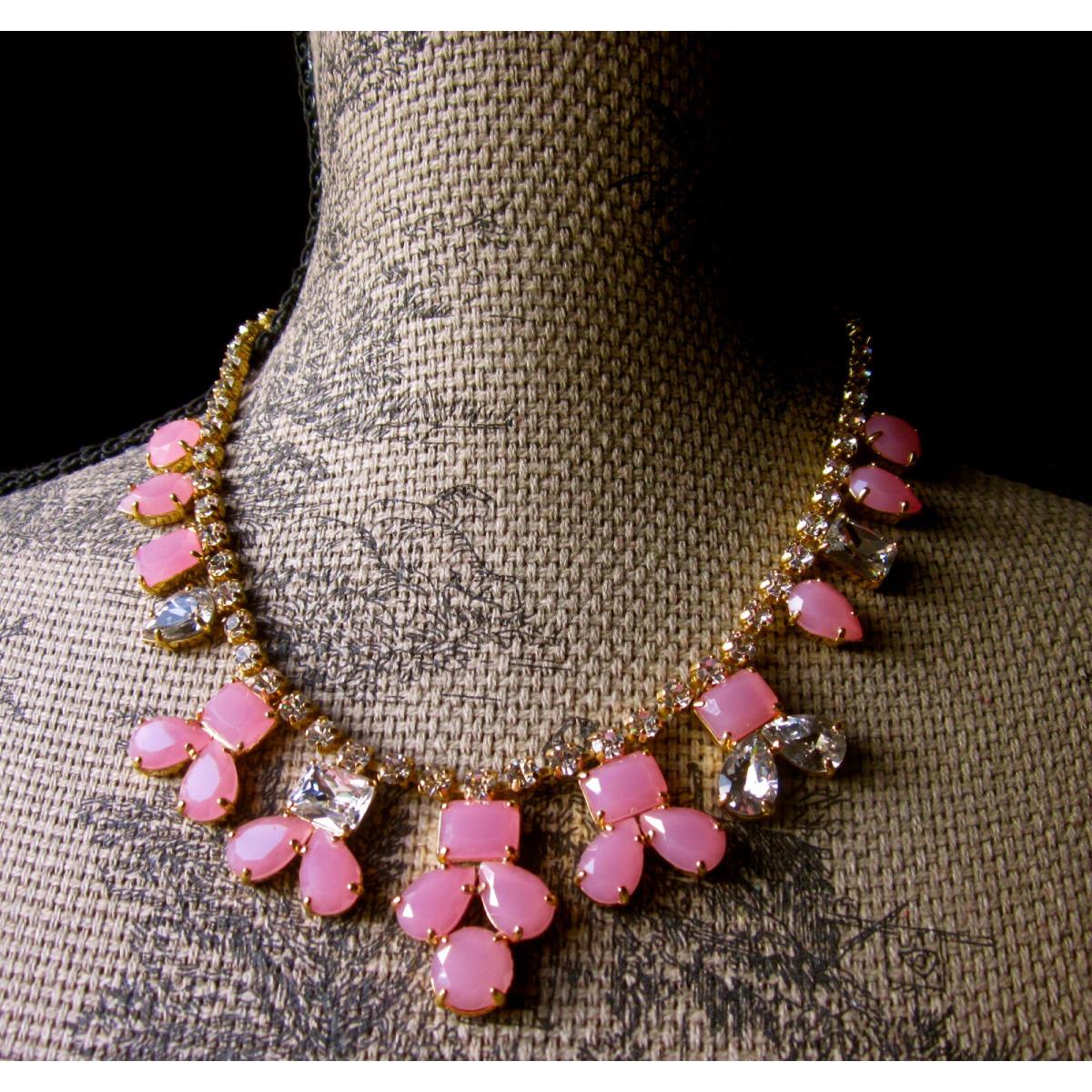 Exquisite Kate Spade NY Single Strand Pink Bridal Secret Garden Necklace Wedding