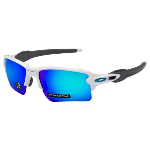 Oakley Flak 2.0 XL Sunglasses OO9188-9459 Polished White W/ Prizm Sapphire Lens