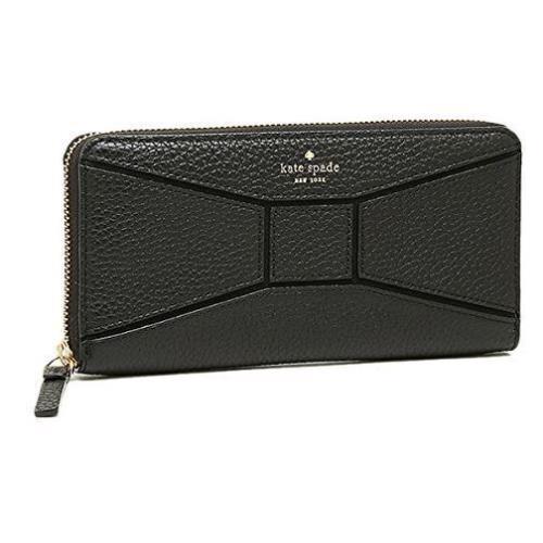 Kate Spade Neda Bridge Place Black Leather Wallet WLRU2438