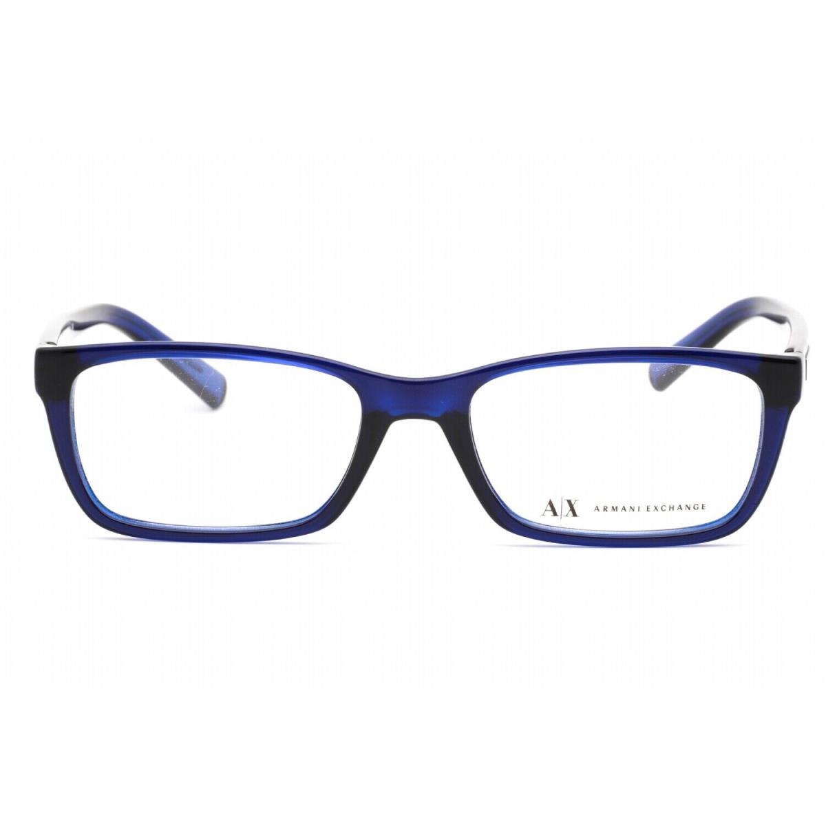 Armani Exchange AX3007 8018 Eyeglasses Blue Frame 53 Mm